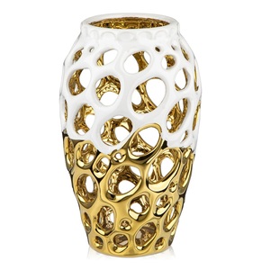 Jarrón de Metal de diseño moderno de alta calidad, superventas, decoración del hogar y mesa para dormitorio, sala de estar, uso de boda. - Product Image 6