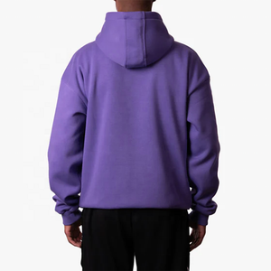 Sweat-shirts pour garçons de haute qualité, personnalisés, unis, sans cordon, en molleton lourd de 500 g/m², 100 % coton, surdimensionnés, sweats à capuche pour hommes - Product Image 6