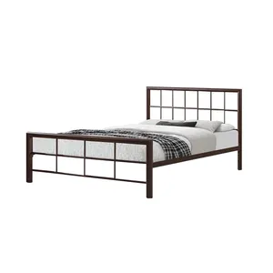 High Durability Modern Metal Queen Platform Beds Bedroom Furniture Bed Frame Easy to Assemble from Malaysia