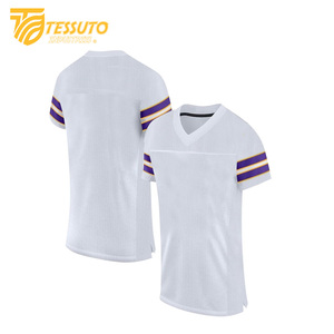 Ropa deportiva con estampado completo, camisetas de fútbol clásicas Vintage, camiseta de fútbol personalizada con cuello en V, camiseta de fútbol para hombre - Product Image 5