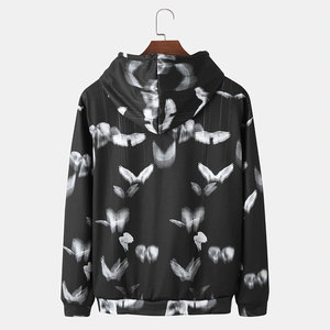 Sudadera con Capucha de Forro Polar de Invierno para Hombre, Personalizada con Sublimación 3D, 100% Algodón, con Impresión a Todo Color, Colores y Logotipo Personalizados - Product Image 2