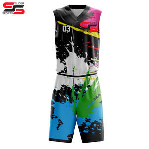 Vêtements de sport récents uniforme de basket-ball séchage rapide de haute qualité design personnalisé maillot et short de basket-ball à sublimation - Product Image 4