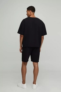 Survêtements surdimensionnés Boxy plissés personnalisés pour hommes Qualité supérieure Respirant Vêtements décontractés Pullover Survêtements pour hommes - Product Image 2