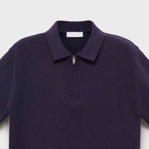 Plus Size Wholesale <b>Summer</b> <b>Men</b> Zipper Casual Knit Short Sleeve Polo <b>T</b> <b>Shirt</b> Classic Golf Luxury Business Style Polo <b>Shirts</b> <b>Men</b> - Product Image 2