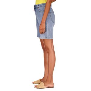 Bermuda in denim da donna Sanctuary, stile casual dritto, con stampa vintage effetto distressed, vita alta, taglie forti, vestibilità ampia, taglia 27, blu - Product Image 3