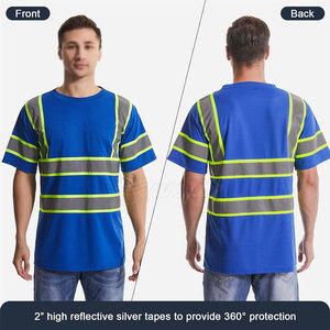 Hecho en Pakistán Hi Vis Work Shirt Camiseta DE SEGURIDAD reflectante Hi Vis a la venta - Product Image 6