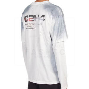 2025 Style classique T-shirts décontractés Double couche 100% coton femmes T-shirts à manches longues avec tissu personnalisable - Product Image 3