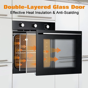 Horno eléctrico de pared individual de 24 pulgadas con perillas mecánicas y 5 zonas de cocción - Product Image 4