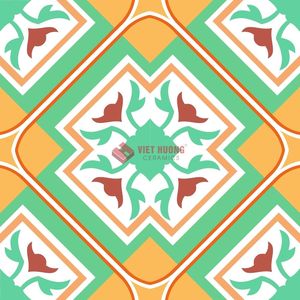 กระเบื้องซีเมนต์ 200x200 ลายโมร็อกโก ทำมือ เหมาะสำหรับผนังครัวทันสมัย พื้นห้องน้ำ - Product Image 3