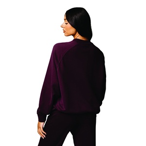 Chándales personalizados de fabricante de fábrica para mujer, jersey de talla grande Unisex, Jersey grueso en blanco, chándal bordado personalizado liso - Product Image 2