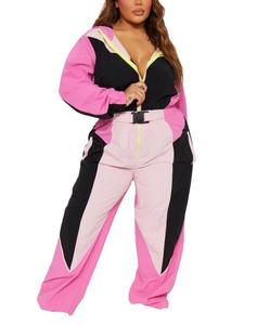 Ensemble de survêtement en nylon de haute qualité, surdimensionné, pour jogging et entraînement, ensemble de survêtement coupe-vent personnalisé, fabrication en gros - Product Image 1