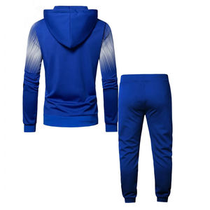 Conjuntos de Sudadera con Capucha para Hombre, 100% Algodón, Ligeros, Cómodos, Transpirables, de Secado Rápido, Ecológicos, a Rayas, Otoño, Venta al Por Mayor - Product Image 2