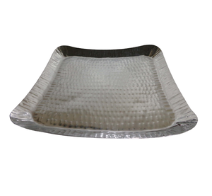Bandeja RECT decorativa para manualidades, Color plata de hierro para utensilios de cocina, vajilla hecha a mano, bandeja para servir alimentos - Product Image 2