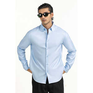 Camisas Casuales para Hombre, 100% Algodón Popelina, Doble Botonadura, Corte Regular, Talla XL, para Oficina o Temporada de Verano - Product Image 3
