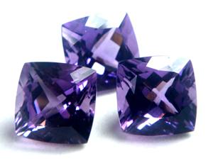 เบาะพลอยอเมทิสต์ธรรมชาติคุณภาพ3A ขนาดเทียบได้อัญมณีล้ำค่าทุกขนาด - Product Image 2