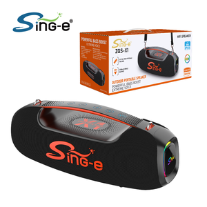 Enceinte portable professionnelle ZQS-X1 BT5.3, <span class=keywords><strong>son</strong></span> stéréo 60W avec basses profondes, étanche IPX pour extérieur et fêtes à domicile - Product Image 1