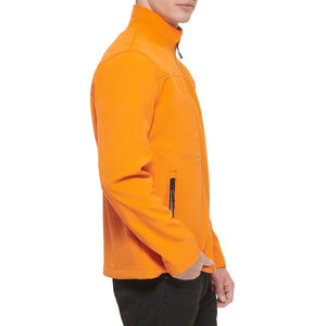 High Quality Men's Softshell <b>Jacket</b> Casual Wear with Stand Collar Solid Color <b>Waterproof</b> Canvas Front Logo Stylish <b>Thin</b> Style - Product Image 3