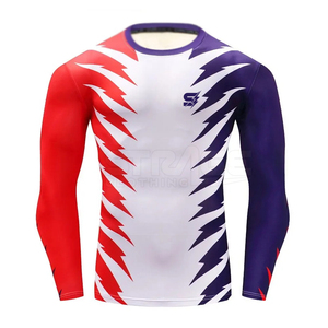 Camisetas de Compresión para Hombre, Ligeras, de Corte Regular, Color Personalizado, Alta Calidad, Ecológicas, de Secado Rápido, Spandex/Poliéster - Product Image 1