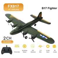 USA B-17 à voilure fixe RC avion modèle extérieur planeur avion 2.4Ghz télécommande avion électrique enfants jouets garçons cadeaux FX817