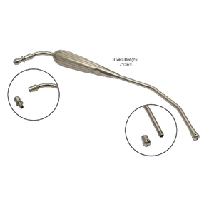 Vente en gros de tubes d'aspiration manuels de qualité supérieure Yankauer Instrument chirurgical en acier inoxydable certifié CE Offre Spéciale 2025 - Product Image 2