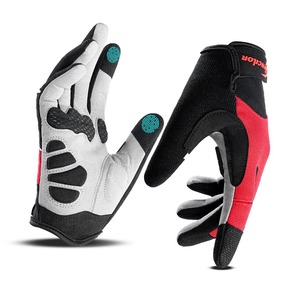Coussinet antichoc antidérapant Gants de vélo VTT Gants de cyclisme à réflexion avec écran tactile pour le sport, le fitness, la course à pied et le vélo - Product Image 1