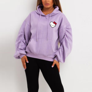 Pull à capuche coréen en coton pour femmes pour des vêtements de rue à la mode avec logo personnalisé à manches longues pour femmes - Product Image 3