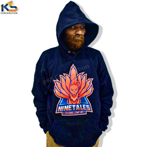 Sudadera con capucha personalizada Impresión 100% tela de algodón Sudadera con capucha informal para hombre Diseño personalizado Sudaderas con capucha impresas - Product Image 5