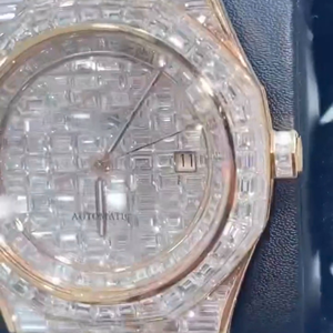 Wholesale Iced Out Moissanite <b>Watch</b> | VVS Skeleton Luxury Presidential Design - Product Image 5