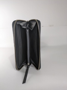 Luxury <b>Ladies</b> Clutch Purse Braided Leather Women Purse Zipper Large Capacity Long Genuine Leather Women <b>Wallet</b> for Girl - Product Image 3