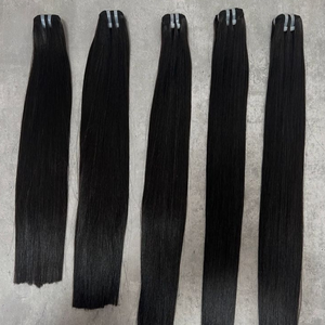 ผมแท้เวอร์จินกัมพูชาแบบเรมี่ 100% คิวติเคิลเรียงเส้นเดียวกัน ขายส่งแบบมัดผมเย็บสองชั้นด้วยเครื่องจักร มีทุกสี สามารถย้อมได้ - Product Image 3