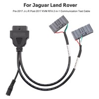 Kabel Uji Komunikasi Pemrograman Kunci Berkualitas Tinggi GODIAG Jaguar Land Rover Pra-2017 2018-2026 1.2m Alat Adaptor 2-in-1