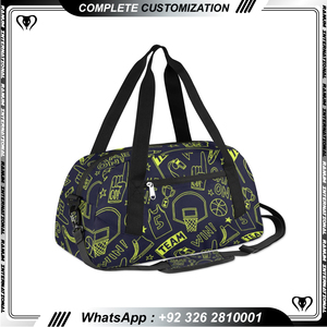 Sac polochon à fermeture éclair multifonctionnel à la mode sac de rangement de sport de séparation étanche et humide/sec - Product Image 4