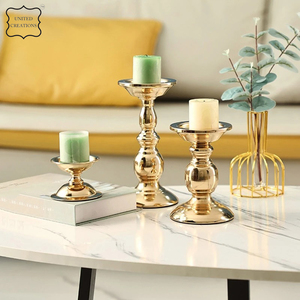 Bougeoir en métal vintage fait à la main support décoratif au design unique pour décorations de mariage/maison dernière version autre bougie - Product Image 4