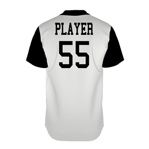 เสื้อเบสบอลแบบกำหนดเองสำหรับวิทยาลัยและสโมสร ผ้าทนทาน ดีไซน์แขนสั้น - Product Image 3