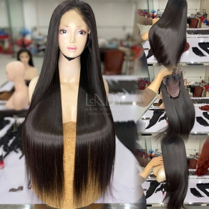 วิกผมสวยวิกผมแท้100% มนุษย์เวียดนามวิกผมตรงสีดำแบบมีโครง2025 - Product Image 1