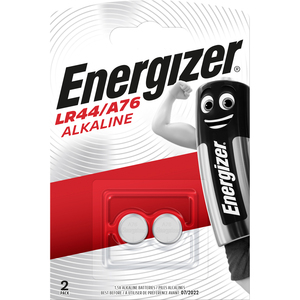Pilas Alcalinas Especializadas Bottone LR44/A76 1,5V - 11,6x5,4mm, 2 Unidades - Product Image 1