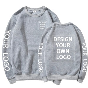 เสื้อกันหนาวคอกลมมีฮู้ดสำหรับผู้ชาย/ผู้หญิงพิมพ์ข้อความแบบ DIY โลโก้กำหนดเอง - Product Image 5