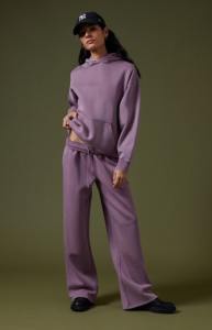 Ensemble de survêtement en molleton chaud à capuche surdimensionné pour femmes, tenue décontractée active de style streetwear - Product Image 6