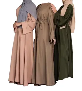 2022 Hot-Sale Abaya Dubai Muslim Abaya Dresses Women Muslim plated Long Hot Sale Islamic Clothing oversize abaya