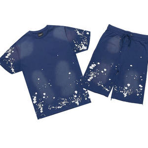 Conjunto Deportivo de Verano para Hombre, Camiseta y Pantalones Cortos, Ropa Deportiva Informal de Dos Piezas para Entrenamiento, Gimnasio, Ejercicio, Uso Diario - Product Image 4