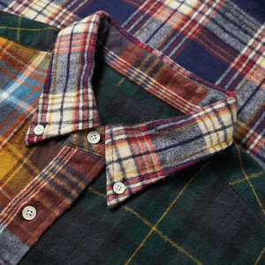 ชุดเดรสผ้าทอลายสก็อตแขนยาวสำหรับผู้ชาย, คุณภาพสูงแห้งเร็วระบายอากาศได้ดี - Product Image 6