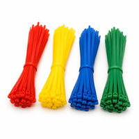 Attache-câble en nylon noir PA66 de 7,6 mm x 250 mm, montable, pour faisceau de câbles automobile, vente en gros