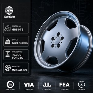 Cerchi in Lega Pressofusa 5x112 da 17-18 Pollici per Auto Passeggeri Mercedes Benz W126 W210 W203 W124 <span class=keywords><strong>R129</strong></span> - Offerta Speciale - Product Image 1