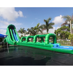 Tobogán Acuático Inflable Gigante de PVC Resistente, Tobogán Acuático Comercial para Exteriores con Piscina de Chapoteo para el Hogar y la Escuela - Product Image 5