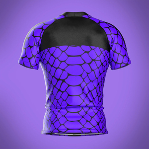 Rashguard entièrement imprimé par sublimation pour adulte, respirant, mi-longueur, séchage rapide, fitness, entraînement, compression, gym - Product Image 2
