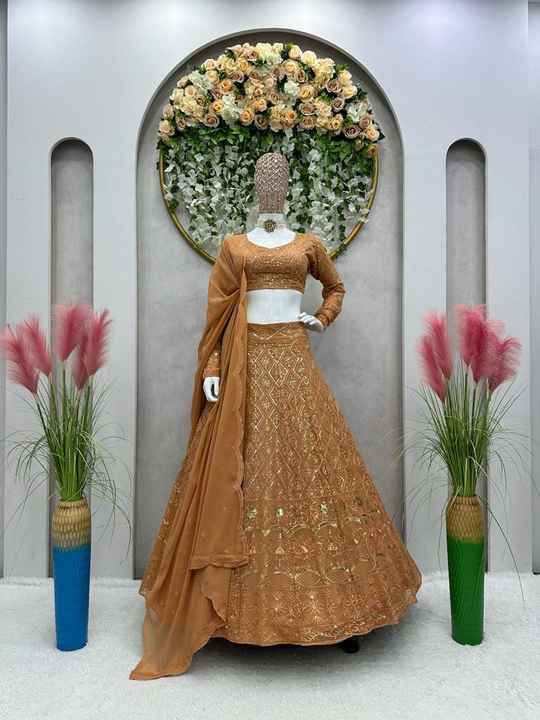 Boutique Collection Lehenga Choli for Women Vintage Ball Gown Exquisite 9mm Sequence Embroidery Export Quality Available Price