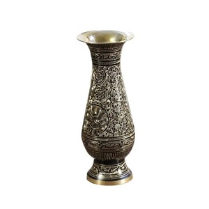 Certified Grade Metal Flower Vase with Gold Finished & Classical Designed for Home & <b>Wedding</b> Decoration Uses - Product Image 2