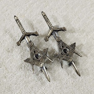 Antiguo Masonic Kilt Pin Diseño Masónico Kilt Pin ABL - Product Image 5