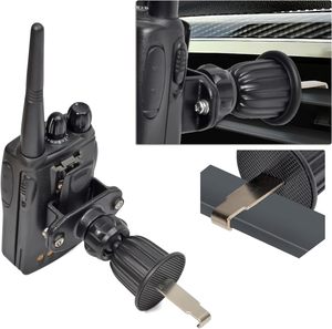 Vành Đai Clip <span class=keywords><strong>Air</strong></span> Vent xe chủ Bracket xe chủ núi cho Motorola Baofeng Yaesu <span class=keywords><strong>midland</strong></span> Cobra Uniden cầm tay Walkie Talkie - Product Image 4