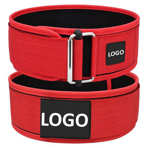 Ceintures d'haltérophilie en nylon de haute qualité avec logo personnalisé Service OEM Ceinture d'entraînement profilée Ceinture d'haltérophilie unisexe personnalisée - Product Image 5